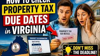 How to check property tax due dates in Virginia Noticias