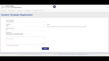 Trueconnect Jio DLT content template registration by SSDWeb
