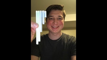 Create your own straw pan flute