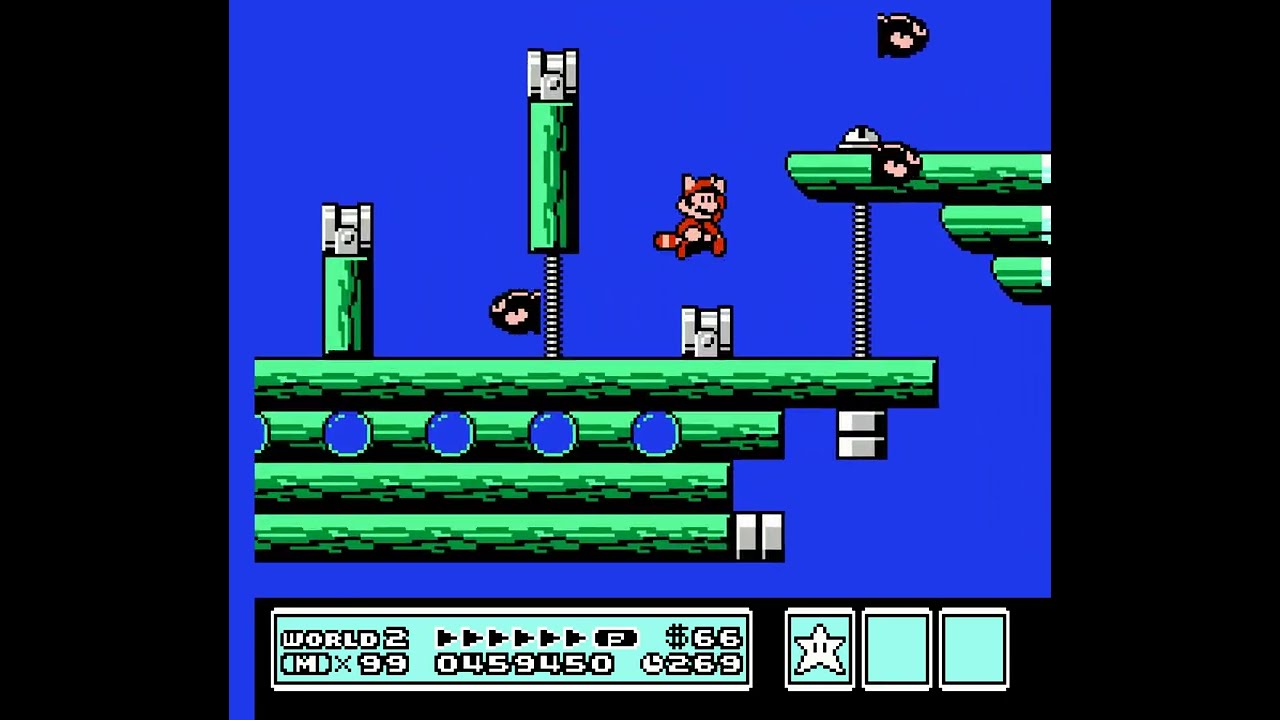 Super Mario Bros. 3 - World 2-Airship