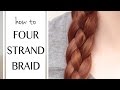 Four Kinds of Four Strand Braids, and How to Do Them on Yourself!