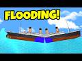 Sinking Titanic GETS CUT IN HALF! - Floating Sandbox Simulator