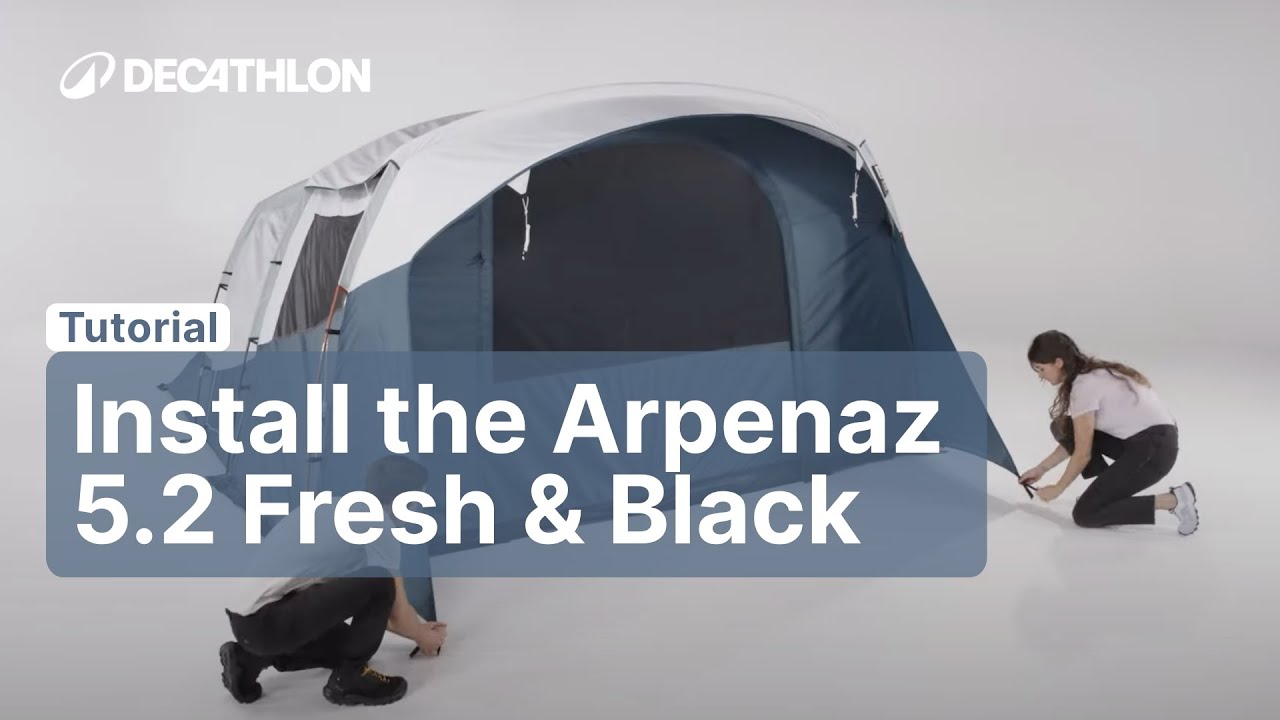 TUTORIAL - How to install the ARPENAZ 5.2 FRESH & BLACK ? | Decathlon_QUECHUA