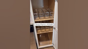 Deep Pantry ASMR #pantryorganization #asmr #organization #asmrsounds #pantry #organizer #organize
