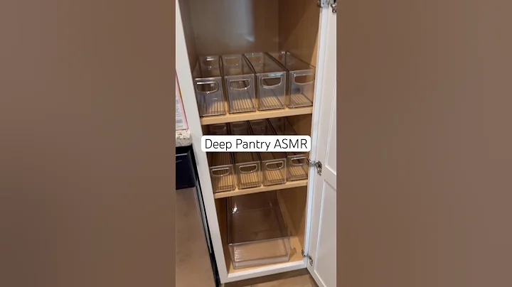 Deep Pantry ASMR #pantryorganization #asmr #organization #asmrsounds #pantry #organizer #organize