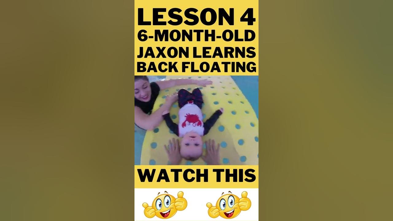 How to teach a baby to float on their back shorts Teach baby to