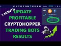 Profit Update CryptoHopper Bitcoin and Ethereum Automated Crypto Trading Bot RSI Strategy on Binance