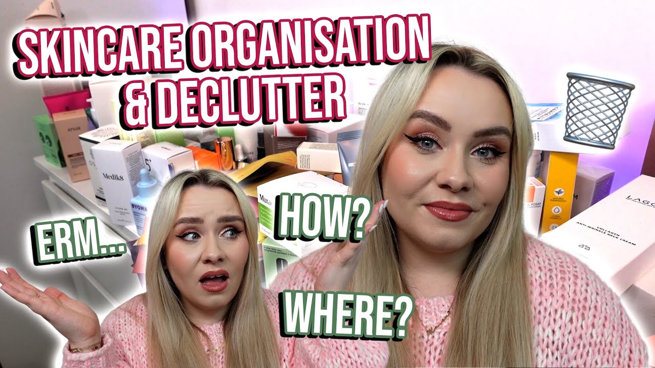 POST-ADVENT SKINCARE ORGANISATION & DECLUTTER | ORGANISE MY SKINCARE | MISS BOUX