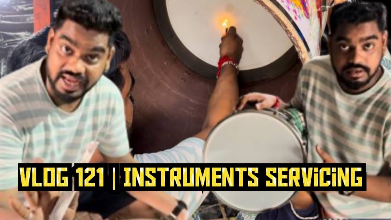 Vlog 121 | Maintenance day | Instruments service | Shubhankar Entertainments | Gladnick India 🇮🇳