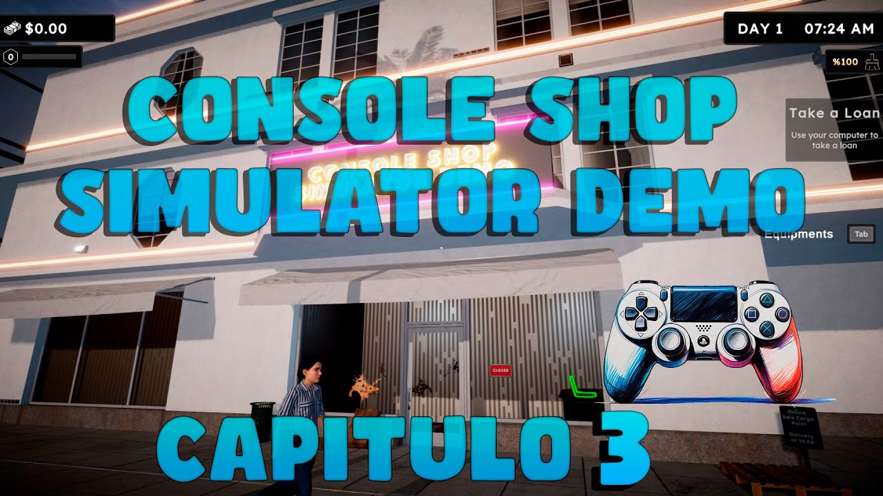 PROBANDO LA DEMO DE CONSOLE SHOP SIMULATOR | CAPITULO 3