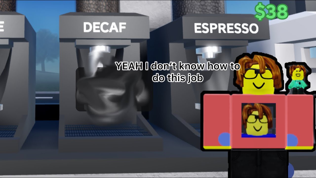 Being a Barista for a day in Roblox?! (A Niche Barista game)
