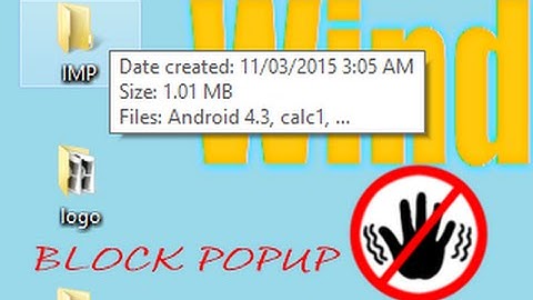 How to disable Pop Up help in Windows 8 -WINDOWS TUTORIALS VIDEOS