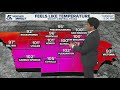 Warm temps, small chance for isolated storms on Saturday | KENS 5 Weather Impact Forecast