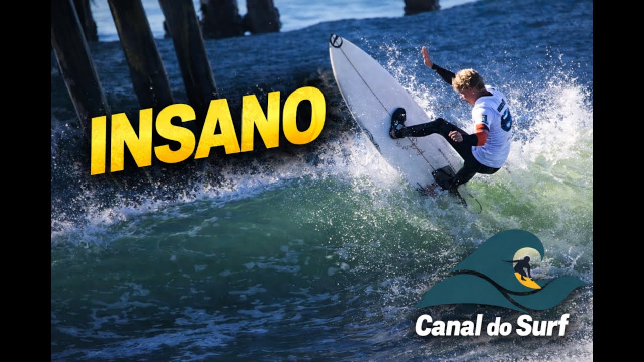 Drop insano no surf da WSL impressiona em Pismo Beach 😱🌊