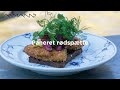 Smørrebrød m. paneret rødspætte