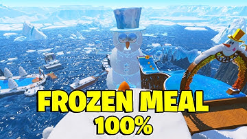 Frozen Meal - Astro Bot - 100% Walkthrough (All Bots, Puzzles and Secret Level)