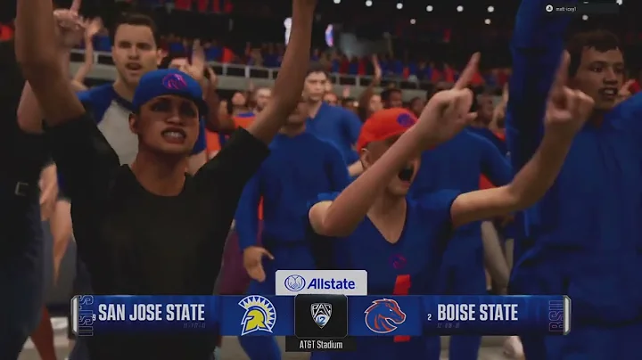 Boise State Dynasty Mode S9 Pac-12 Championship vs San Jose State In College Football 25.
