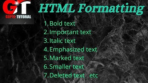 HTML Formatting #InNepaliLanguage #GUPTATUTORIAL #HTMLTUTORIAL #Htmlforbeginner