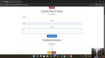 Library Management System - V2 Demo | E-Book Management with Librarian and User Roles
