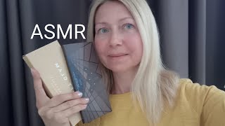 ASMR Делаю себе массаж лица и макияж . Шёпот.