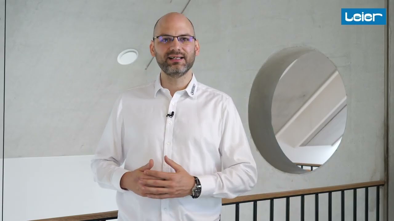 Épül a Leier Mintaház - Wavin Sentio fűtés  és hűtés a Leier mintaházban