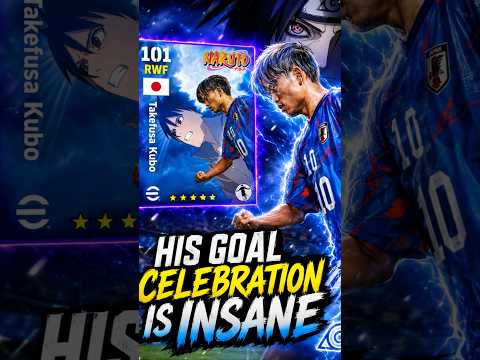 Takefusa Kubo’s Naruto celebration hits DIFFERENT ⚡🔥 #efootball #shorts #naruto #trending