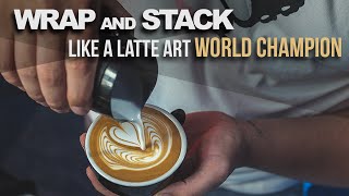 HOW TO TULIP: Wrapping and Stacking with 2x Latte Art World Champion