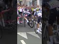 When Kaden Groves showed some crazy bike handling skills to avoid a crash 😳