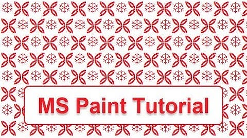 Create beautiful pattern in 30 seconds in MS Paint