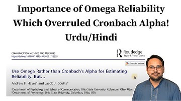 How to Calculate Omega Composite Reliability in SPSS and AMOS- Urdu/Hindi