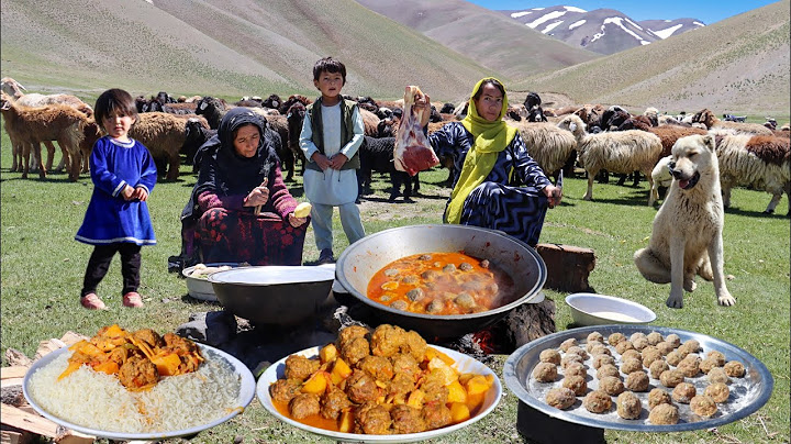 Shepherd's Life in the Mountain Village of Afghanistan | Shepherd Mother Cooking Village Style Food