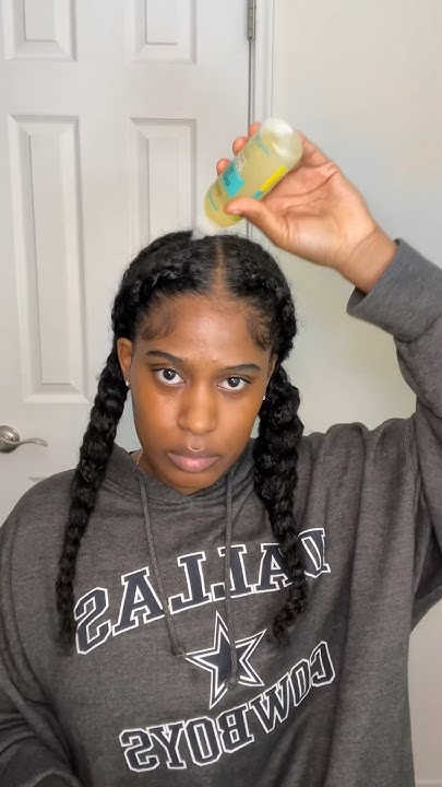  Natural Hair Nighttime Routine for Length Retention #naturalhair # ...