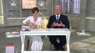 Brazalete de diamantes pavé rosa, plata de ley, 1/4 ct, de Affinity con Nancy Hornback screenshot 5