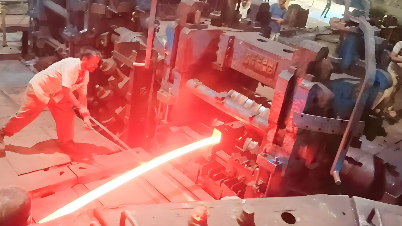 Factory Mein Lohe Ki Bars Kaise Banta Hai How Iron Bars Are Made In