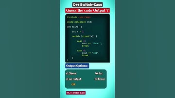 Switch-case Code QUIZ ‼️#31,🧠🤔| #cs #coding#controlflow #codinginterview #codequiz #programming#gate