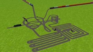 🚆 4 Trains on Impossible Railway Maze! Crazy Spiral & Loop Track Challenge | Train Simulator screenshot 4