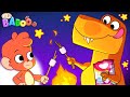 Club Baboo Dinosaurs with Marshmallows | Baboo and his friends meet a dinosaur! | Dinos for Kids