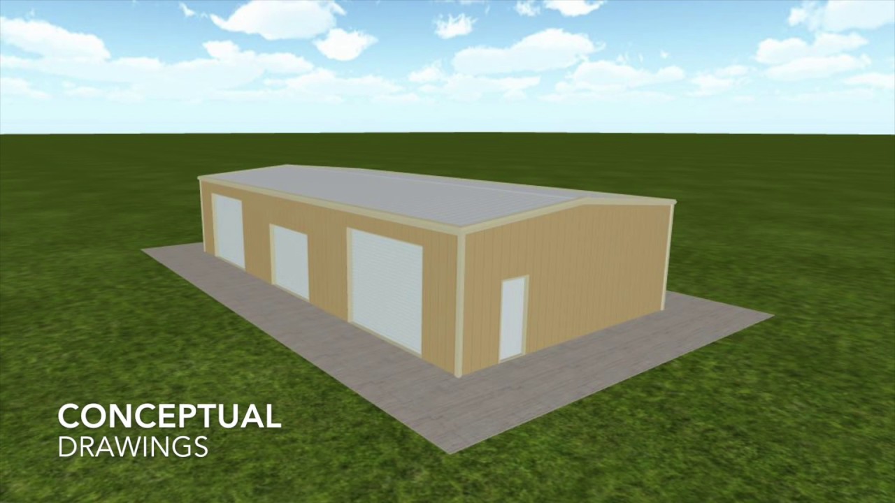 Titan Steel Structures Concept to Reality 30x60 metal building - YouTube titan-steel-structures-concept-to-reality-30x60-metal-building-youtube