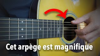 Apprenez ce magnifique arpège à la guitare en moins de 5 minutes  (guitare débutant)
