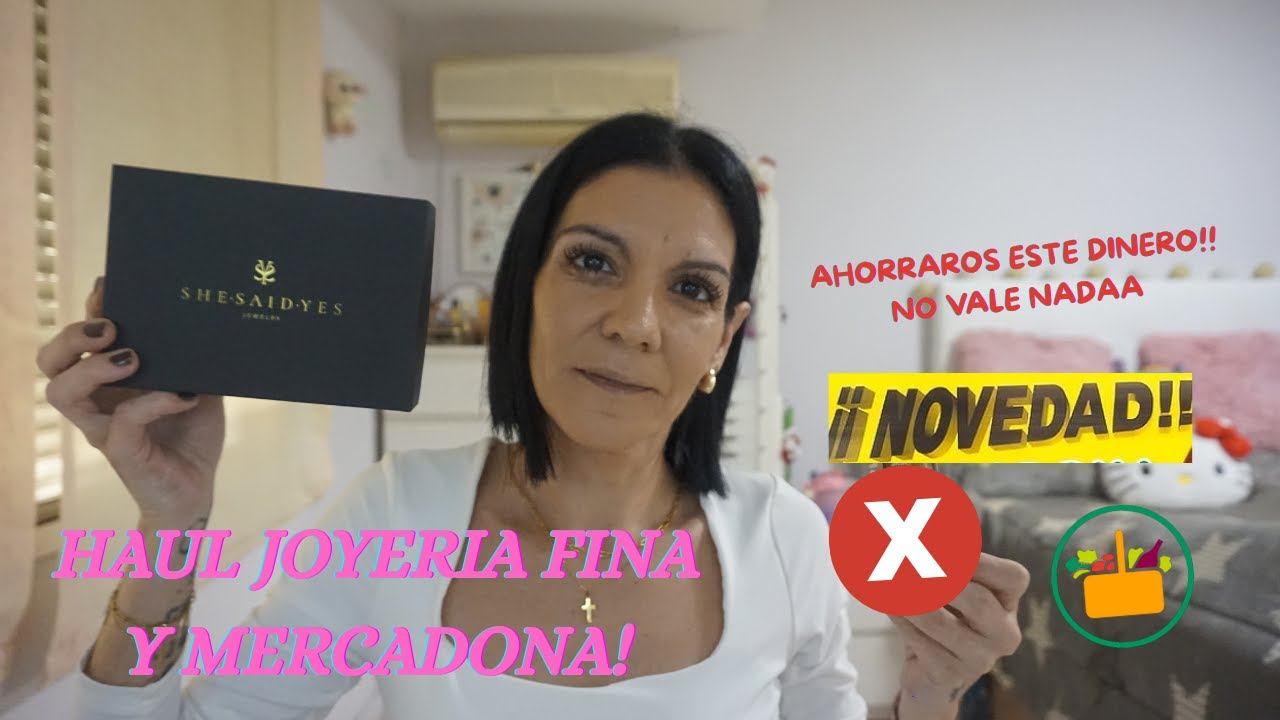 🔴HAUL JOYERIA FINA,MAS NO COMPREIS ESTO DEL MERCADONA!//@Silvia Rosell