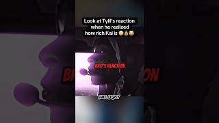 Look at Tylil’s reaction when he realized how rich Kai is 😳💰😂#kai #kaicenat #tylil Wealth