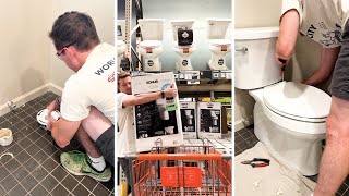 There’s always more than one way to solve a problem | Skirted Toilet Install | Kohler Gleam