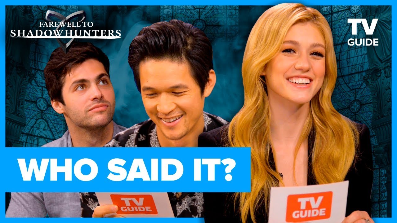 Shadowhunters Cast Plays Who Said It? | Farewell to Shadowhunters