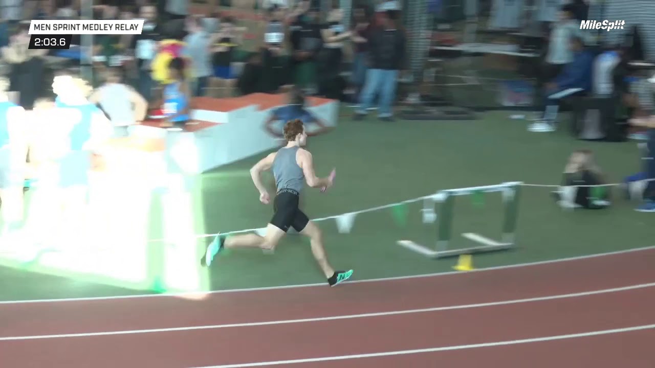 High School Mens Sprint Medley Relay, Finals 8  MITS State