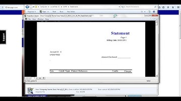 Reprinting Statements in Lab Manager 5.5