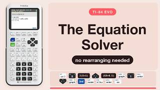 TI-84 Evo: The Equation Solver App (No Rearranging Needed) screenshot 1