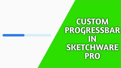 How To Make Custom progressbar In Sketchware Pro.