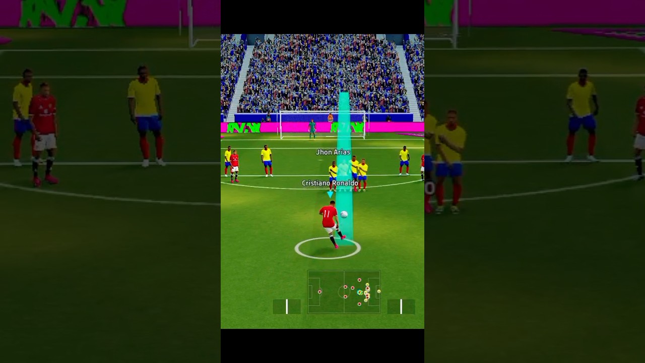 knuckle shot free kick tutorial efootball 2026 mobile || MHM in game 