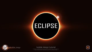 How to create Solar Eclipse in adobe illustrator