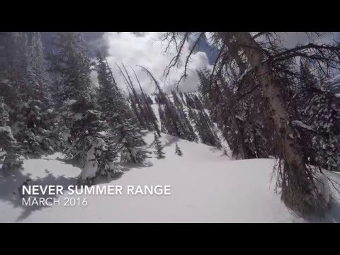 Backcounty skiing the